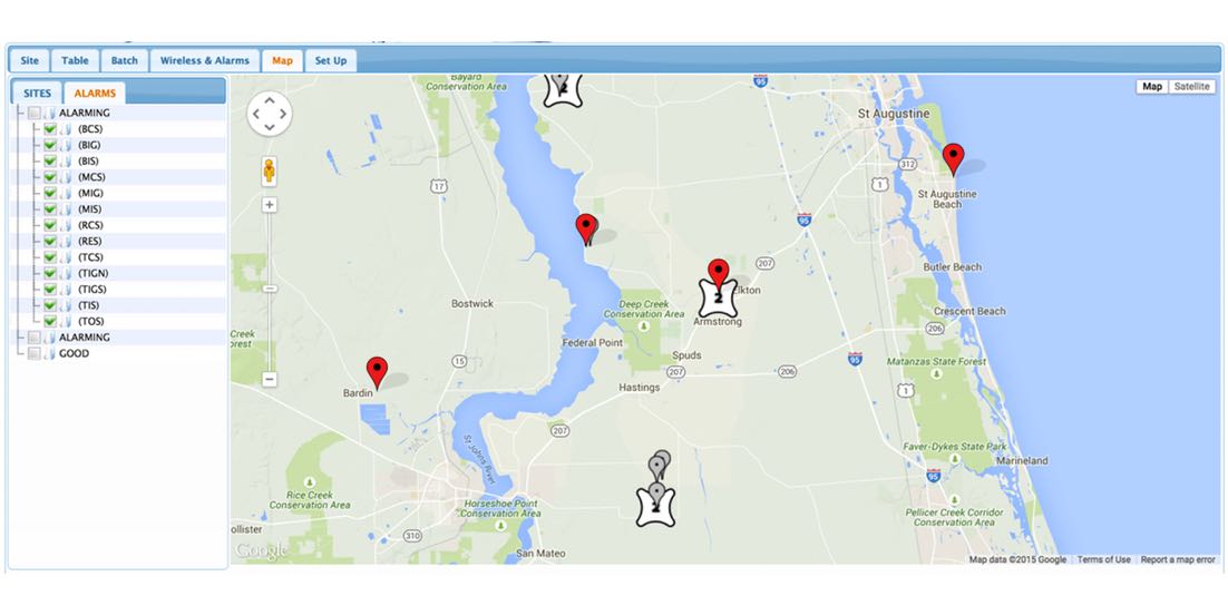 Alarm Map